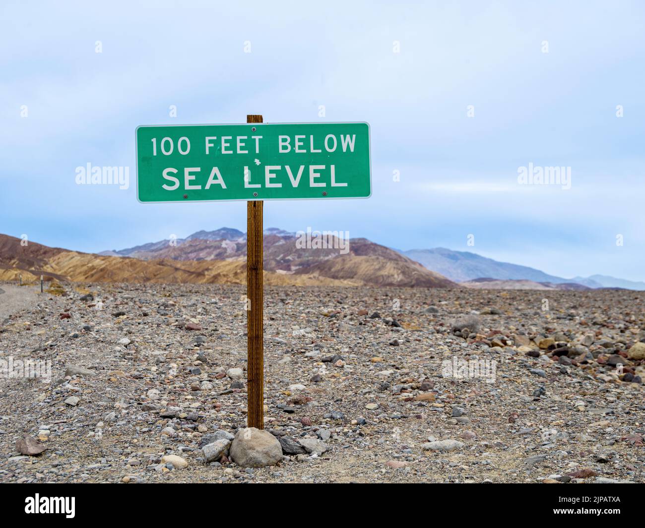 California death valley national park livello del mare immagini e