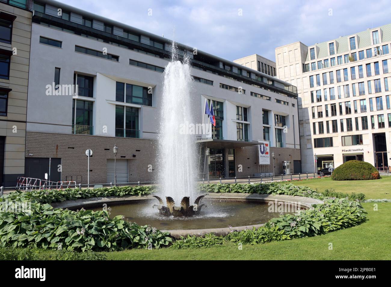 Französische Botschaft am Pariser Platz, Deutschland, Berlino Foto Stock