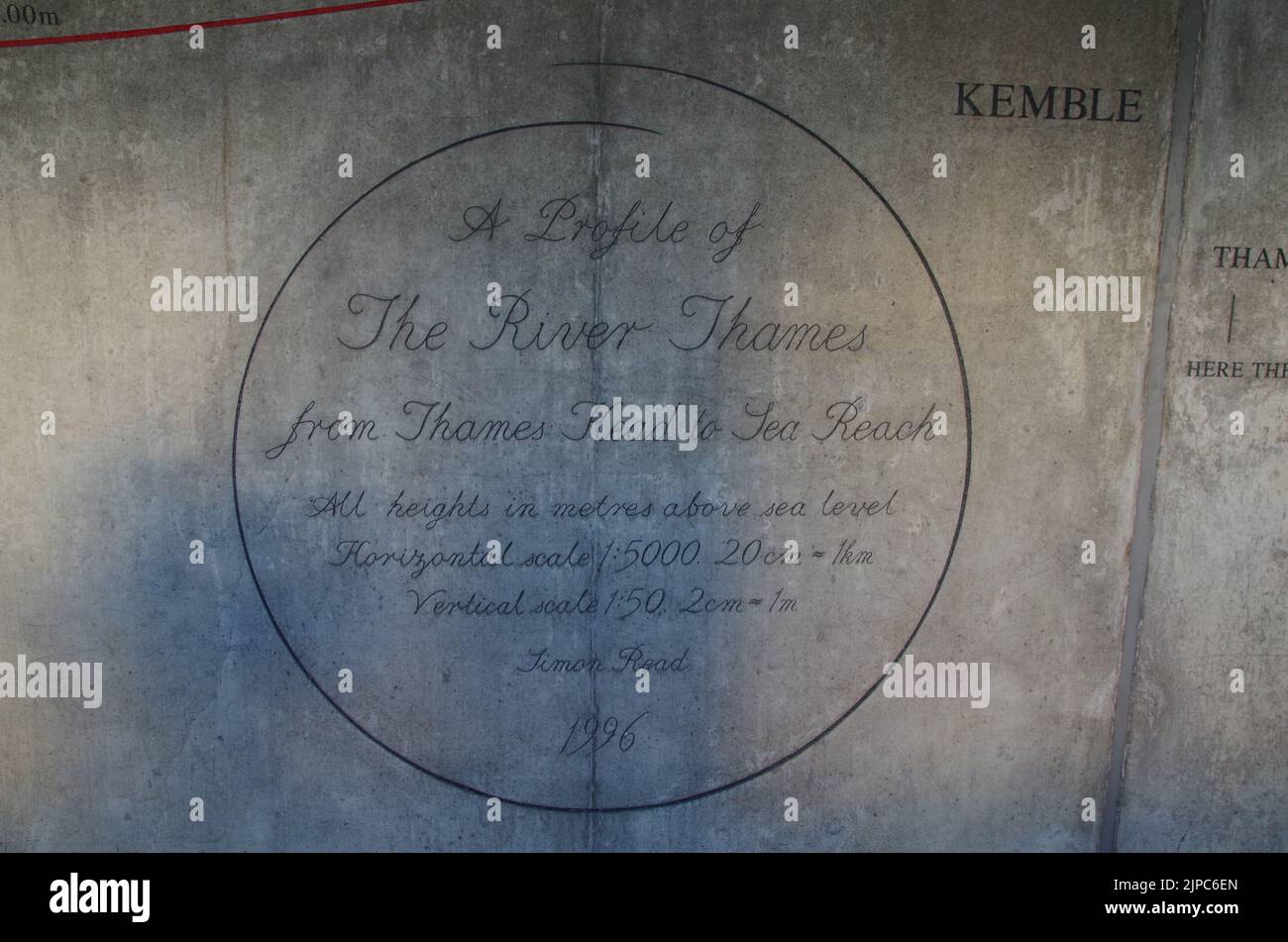 Sentiero Nazionale del Tamigi. Percorso lungo. Il Tamigi. Londra. Inghilterra. REGNO UNITO Foto Stock