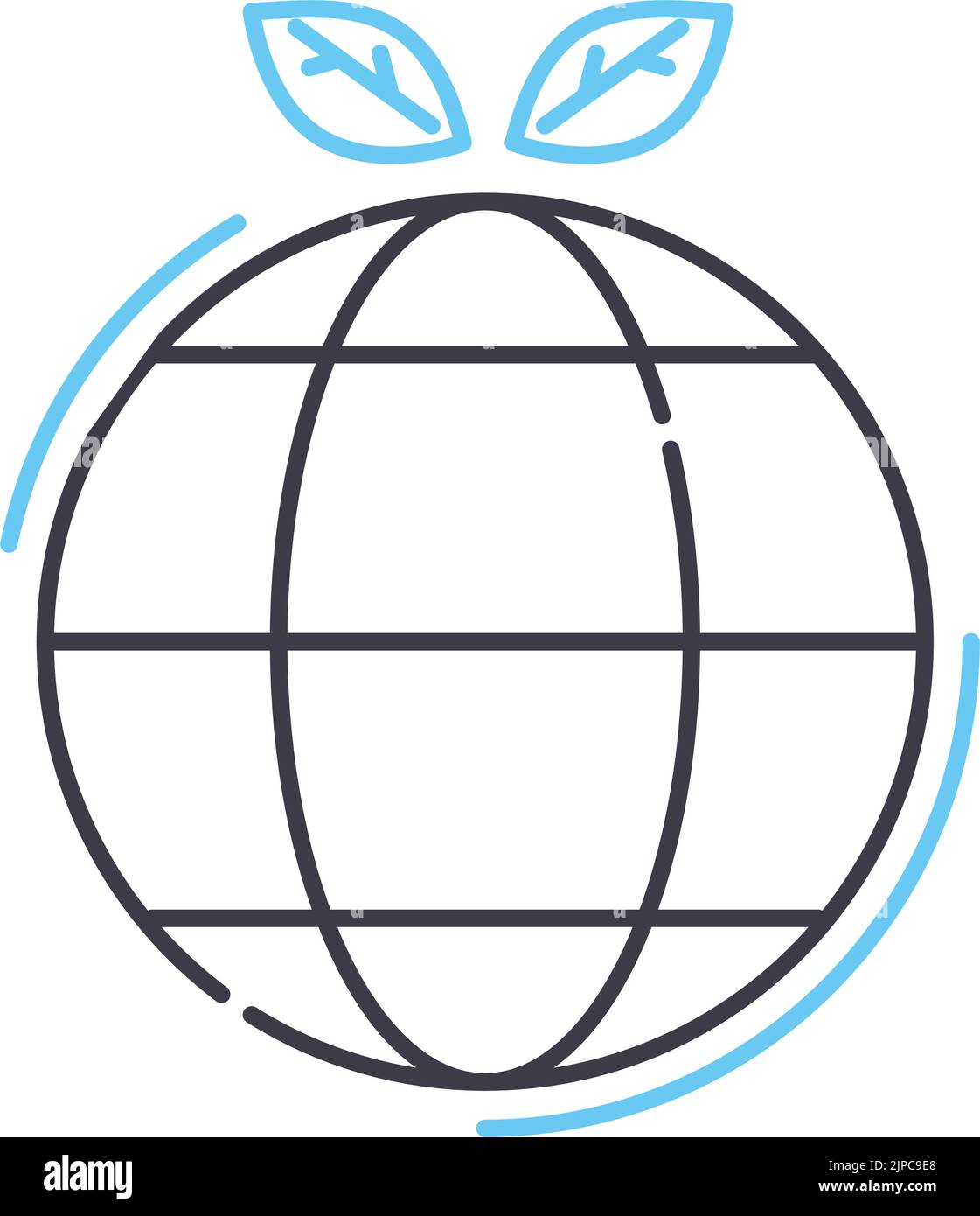 icona della linea verde, simbolo di contorno, illustrazione vettoriale, simbolo concettuale Illustrazione Vettoriale