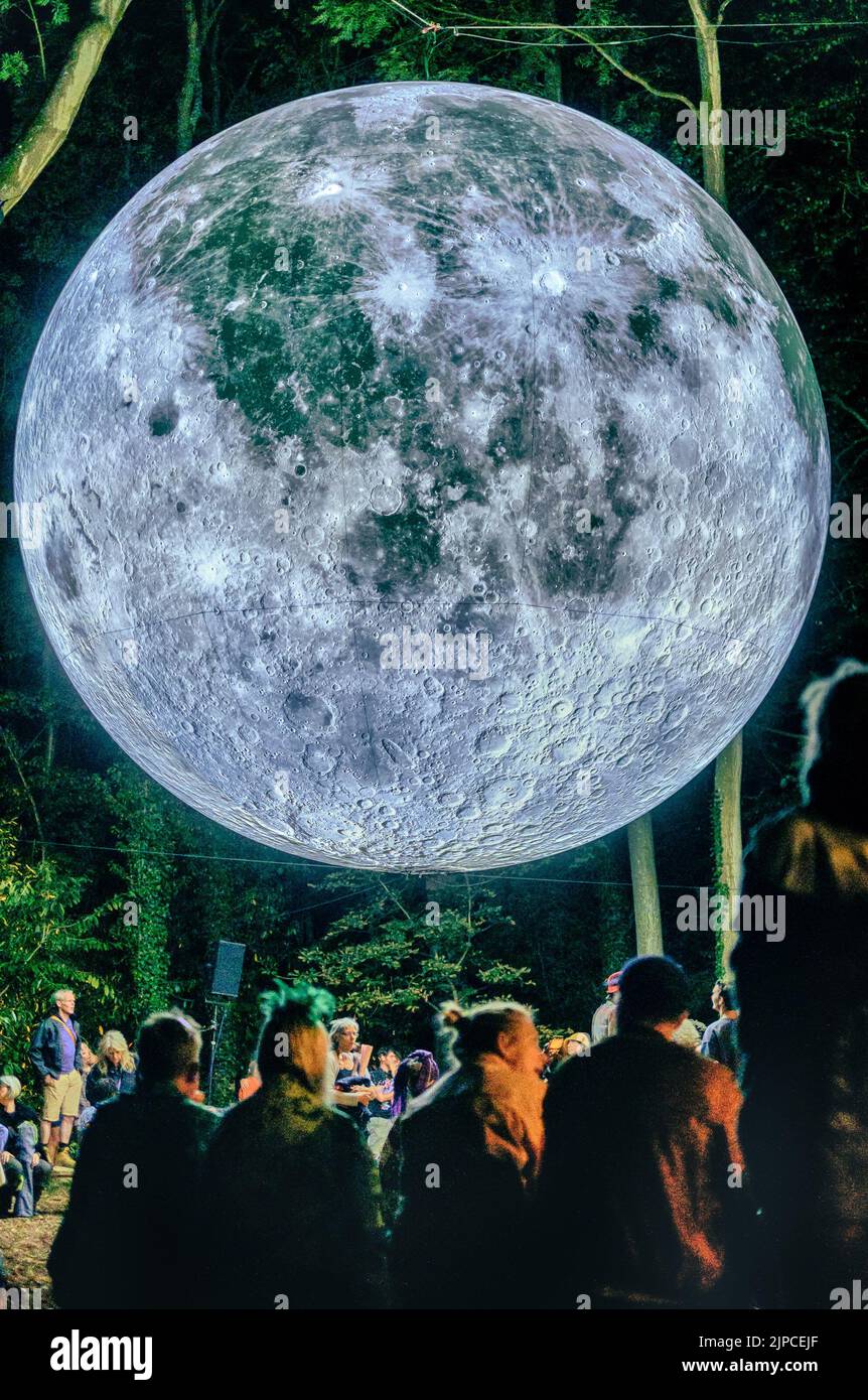 Museo della Luna fotografato durante lo svolgimento di domenica 31 luglio 2022 . Foto di Julie Edwards. Foto Stock