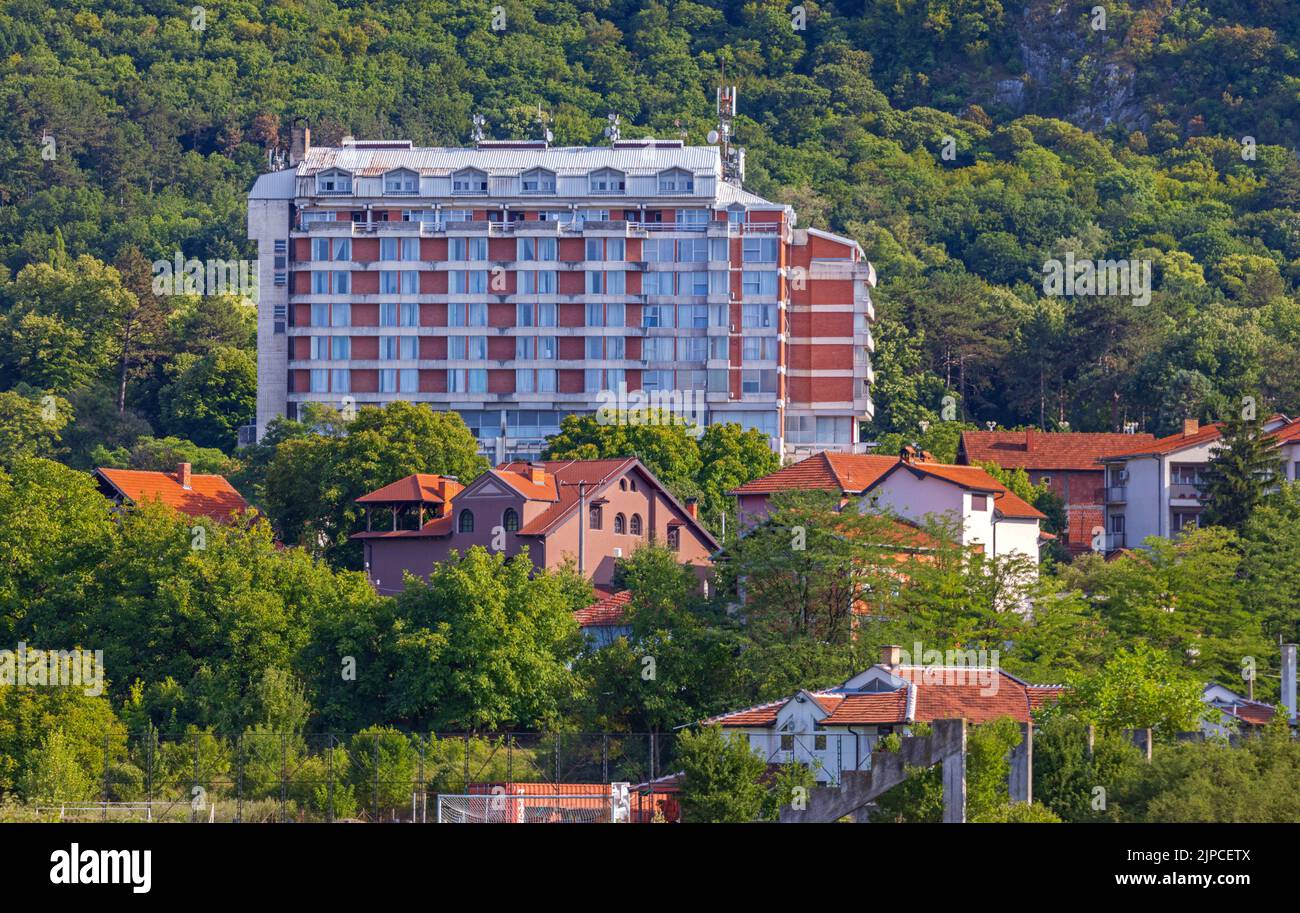 Centro termale NISKA Banja vicino a Nis Sud Serbia Foto Stock