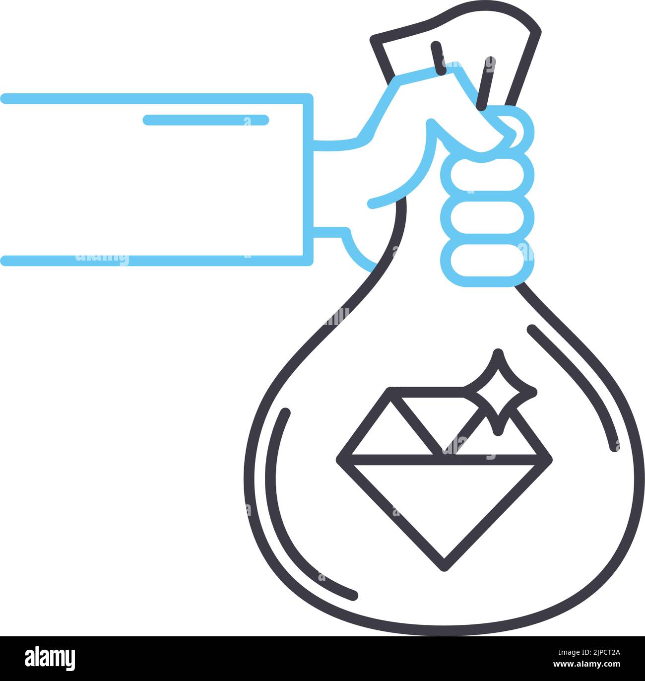 icona della riga di pagamento, simbolo del contorno, illustrazione del vettore, simbolo del concetto Illustrazione Vettoriale