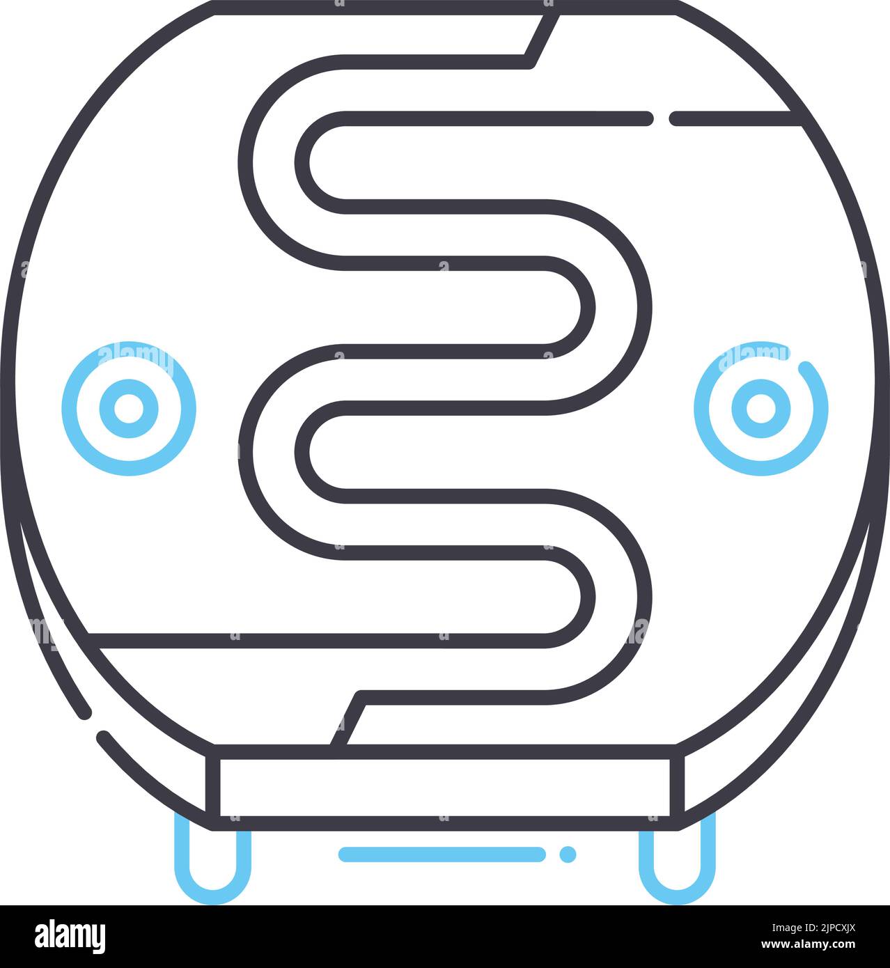 icona della linea ldr, simbolo di contorno, illustrazione vettoriale, simbolo concettuale Illustrazione Vettoriale