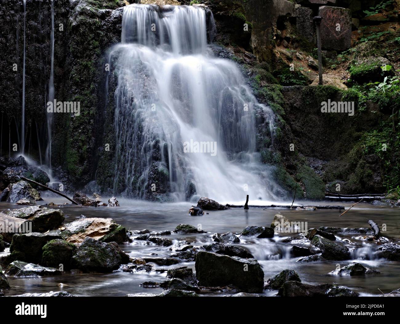 La cascata nel Parco Nazionale Foto Stock