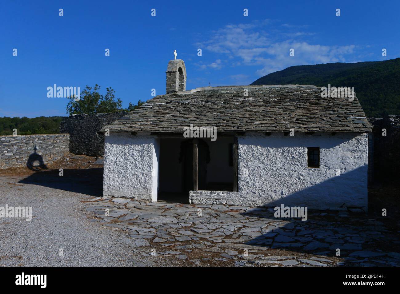 Villaggio tradizionale a Pilio Grecia Foto Stock