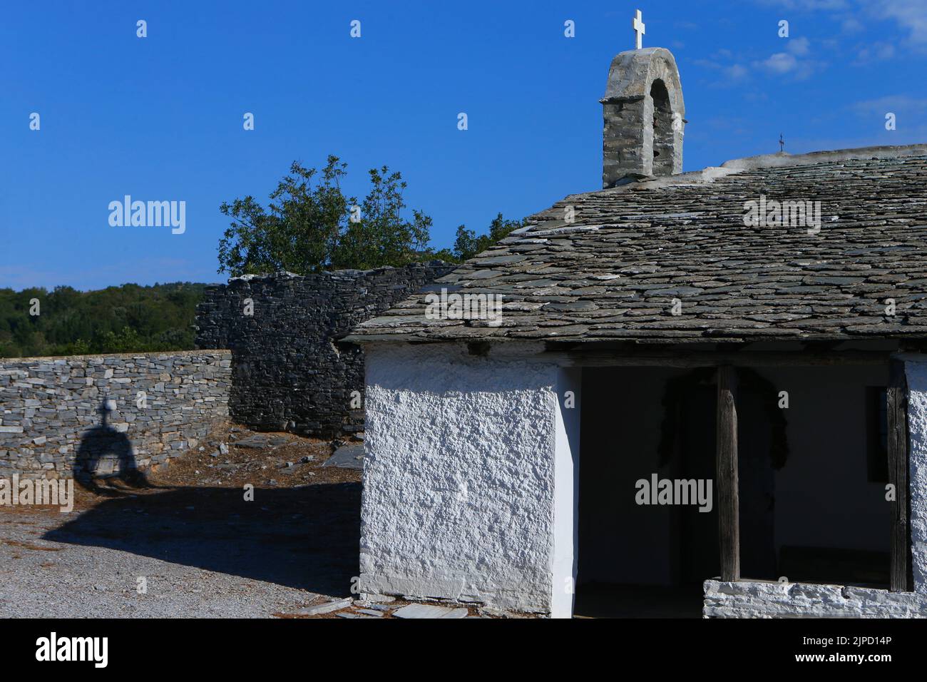 Villaggio tradizionale a Pilio Grecia Foto Stock