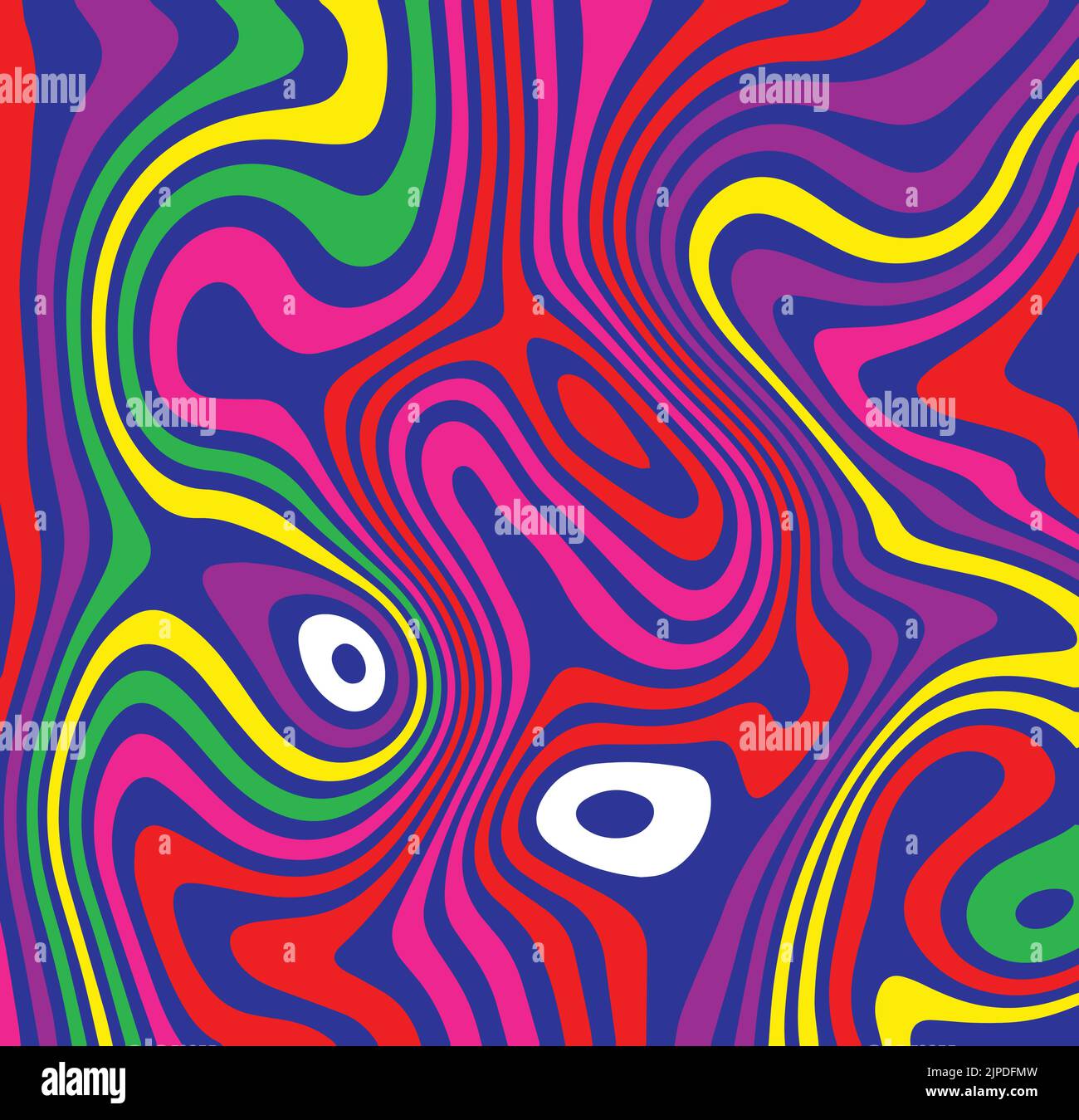 modello di sfondo vettoriale linee di curva colore astratto Illustrazione Vettoriale