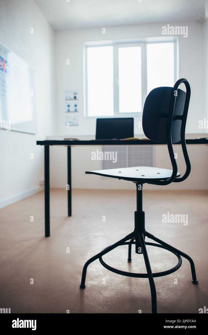 Posto libero Area di lavoro vuota in ufficio. Foto Stock