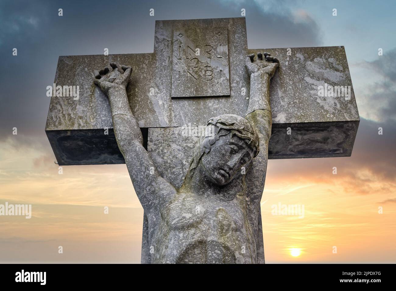 crocifissione, risurrezione, gesù cristo, crocifissione, resurrezioni, gesù cristo, messia Foto Stock
