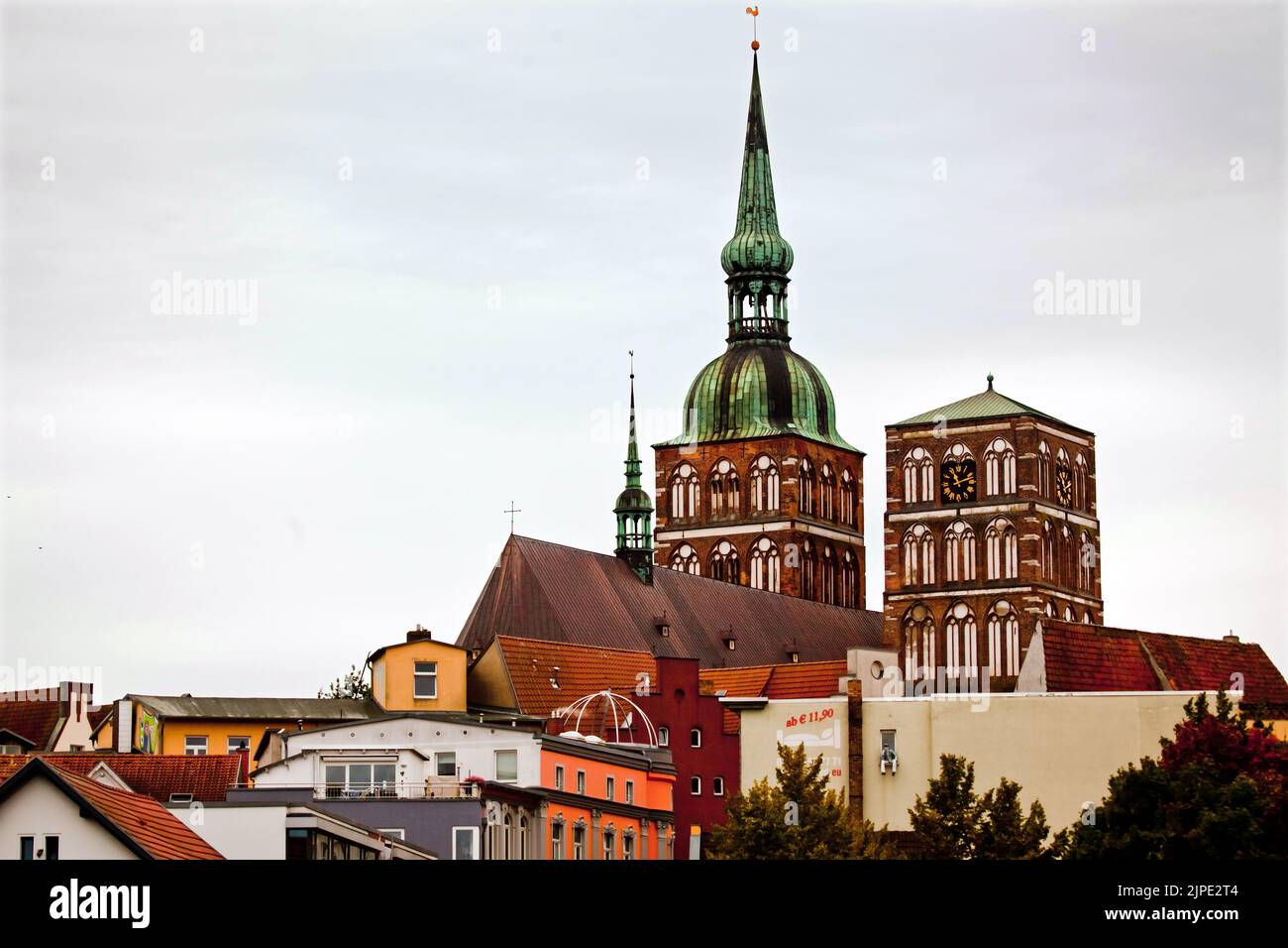 stralsund, st.-nikolai-kirche, stralsunds Foto Stock