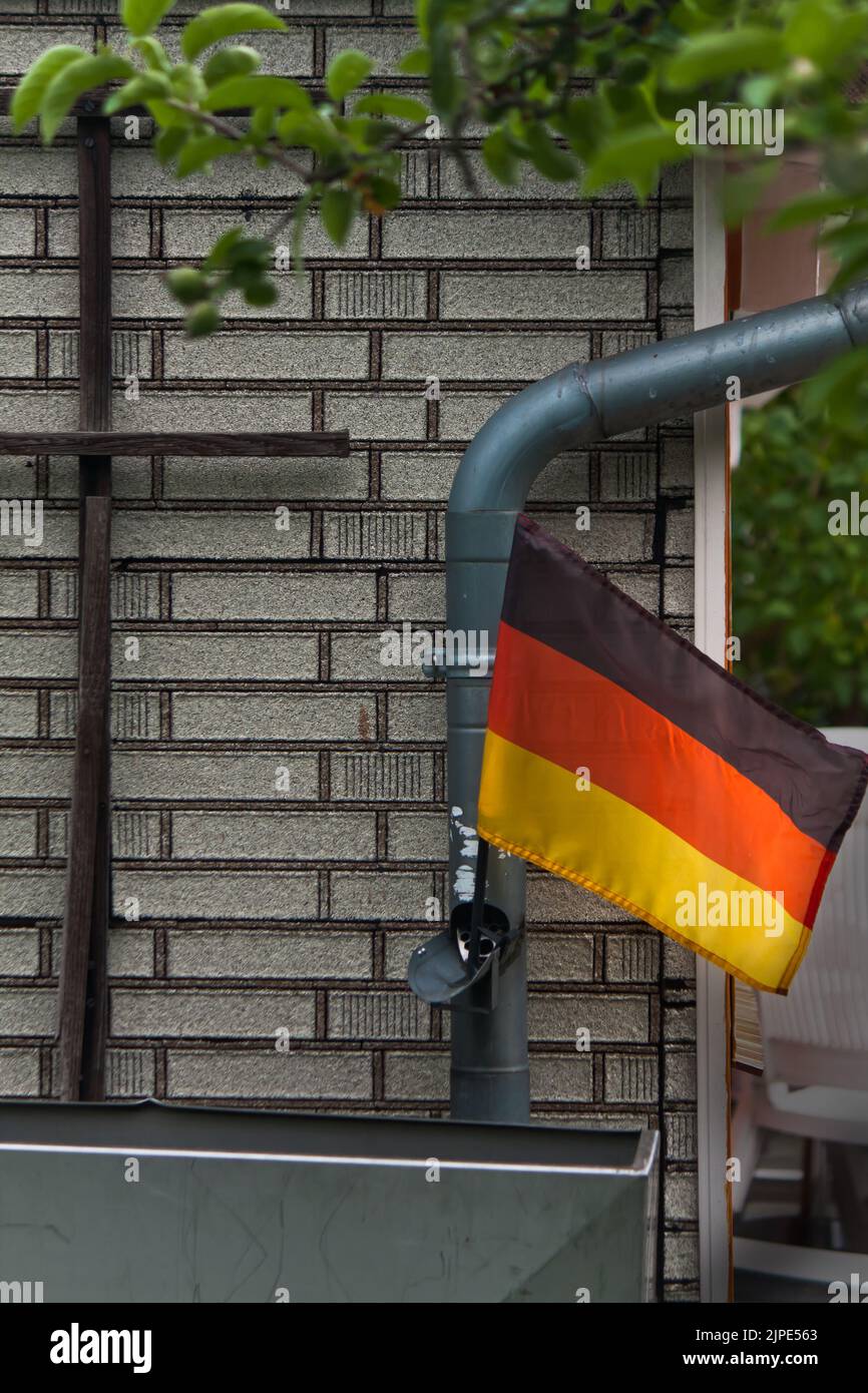 bandiera della germania, bandiera della germania Foto Stock