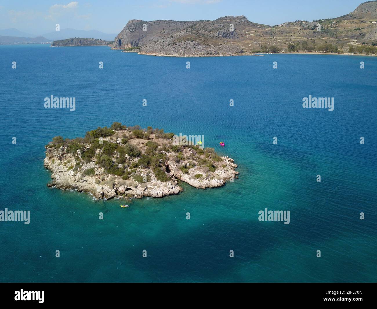 ARGOLIDA GRECIA KARATHONA BEACH A NAFPLIO Foto Stock