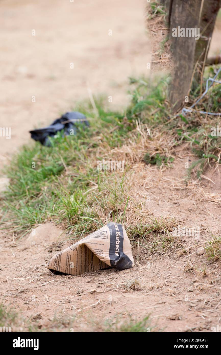 confezione barbeque istantanea Foto Stock