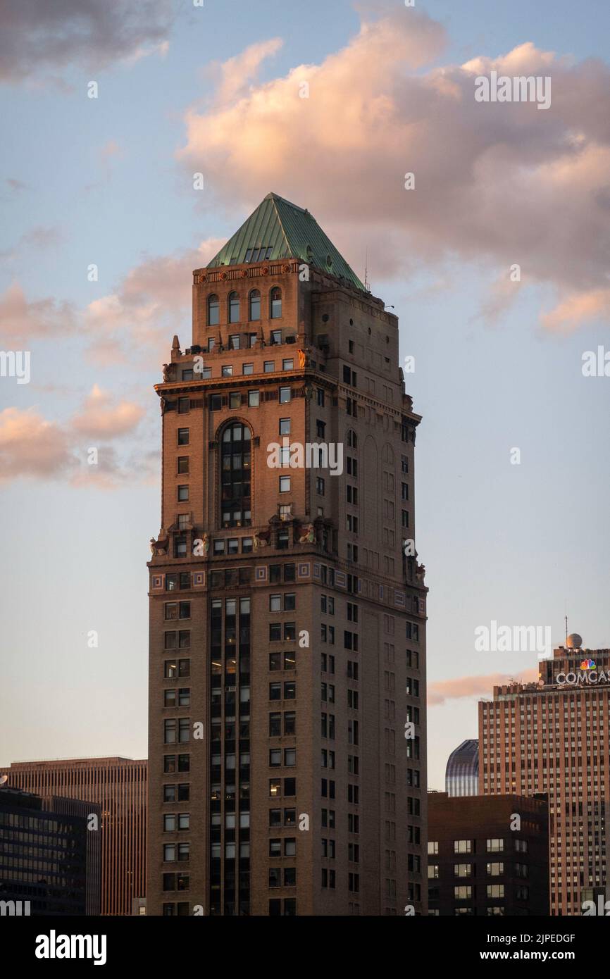 Edificio mercantile a Sunset, 2022, NYC, USA Foto Stock
