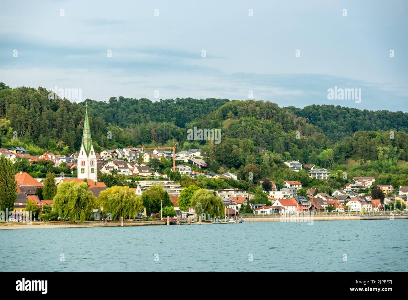 Panorama di Sipplingen sul Lago di Costanza Foto Stock