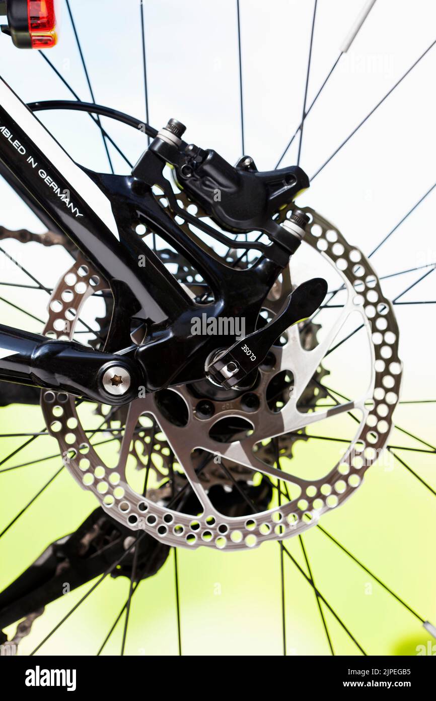 freno a disco, freni a disco Foto Stock