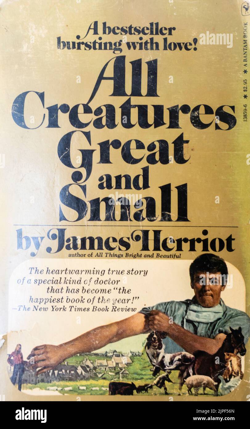 Tutte le creature grandi e piccole - Libro di James Herriot -2014 Foto Stock