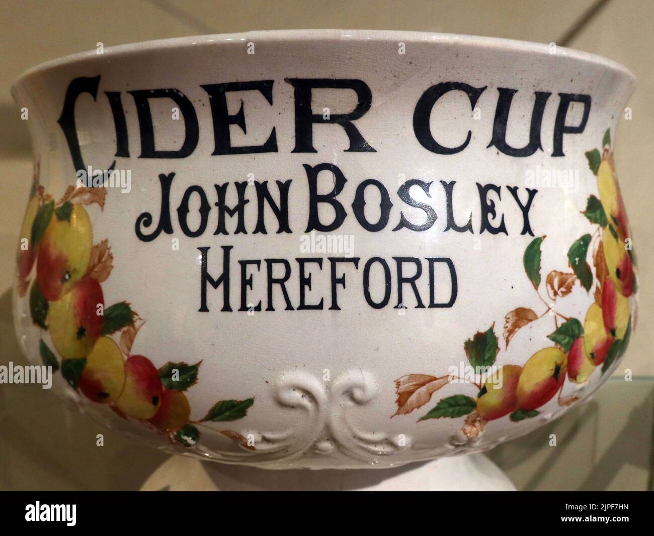 The Cider Cup, John Bosley, Hereford City, Herefordshire, Inghilterra, REGNO UNITO Foto Stock