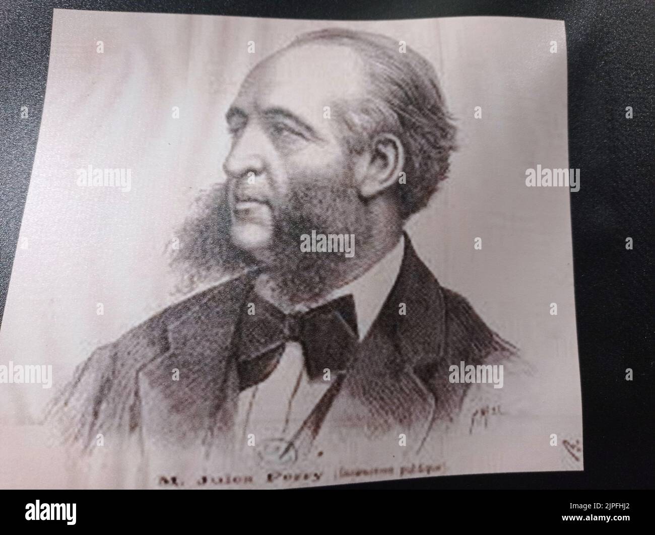 Jules Ferry, né le 5 avril 1832 à Saint-Dié (Francia) et mort le 17 Mars 1893 à Paris, est un homme d'État francais. En 1870, après la chute du second Foto Stock