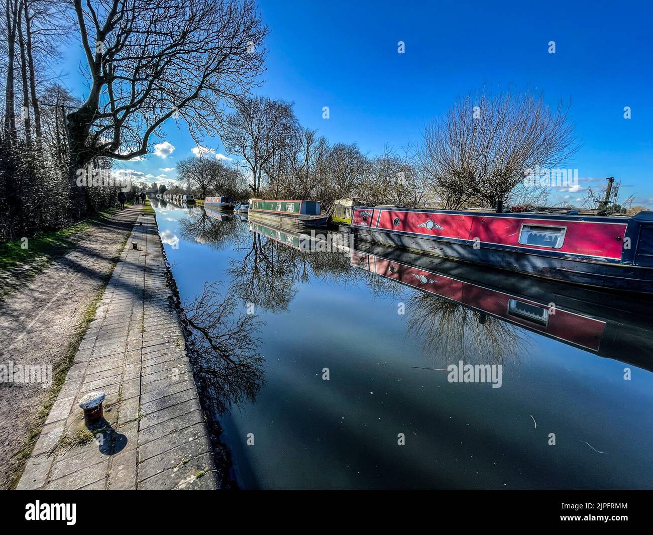 Kingsbury Birmingham & Fazeley Canal Warwickshire Inghilterra Regno Unito Foto Stock