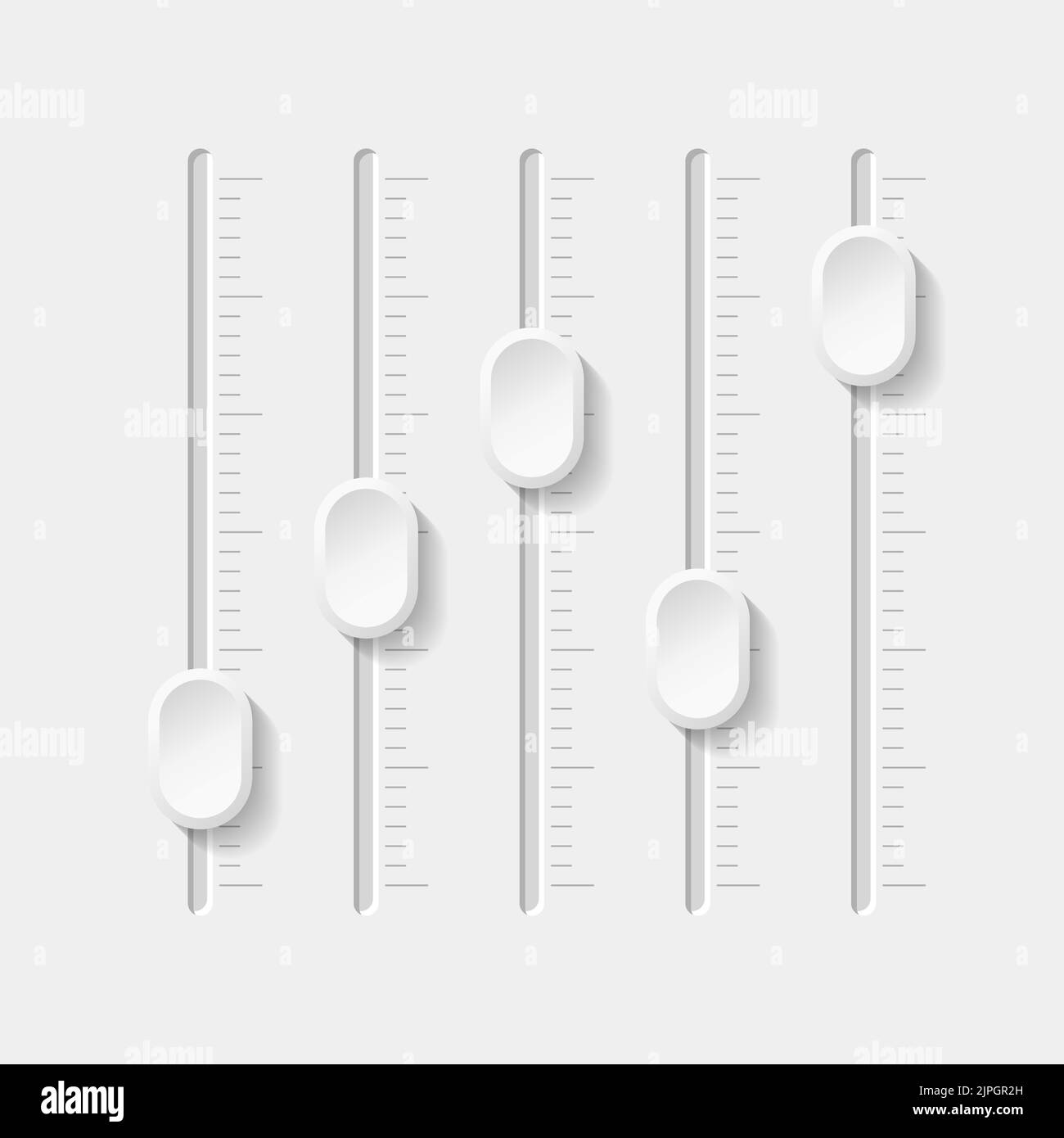 Sfondo della console di Vector Sound Mixer Illustrazione Vettoriale