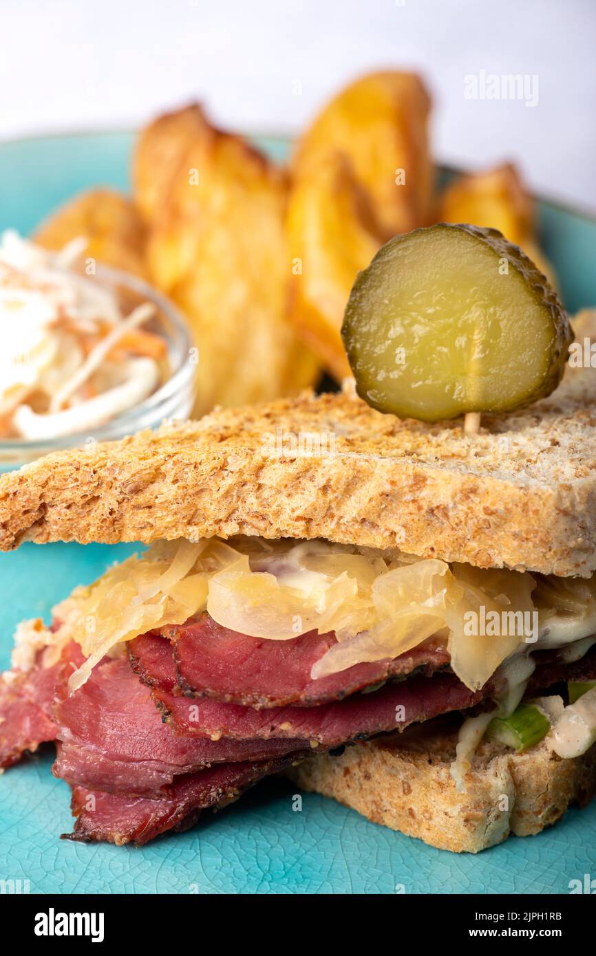 sandwich, reuben, sandwich Foto Stock