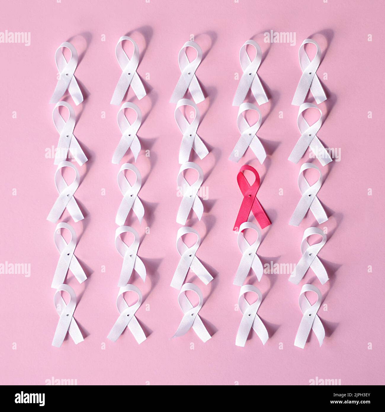 Cancro al seno. GIORNATA INTERNAZIONALE DEL SENO SANO 15,10 Foto Stock
