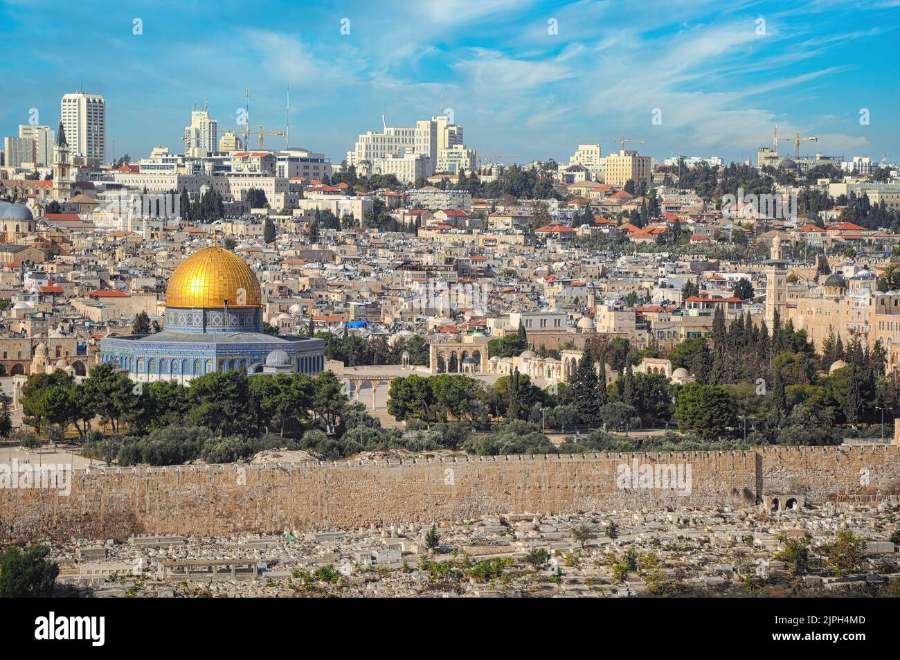 monte del tempio, cupola della roccia, gerusalemme, monti del tempio, cupola delle rocce, jerusalem Foto Stock