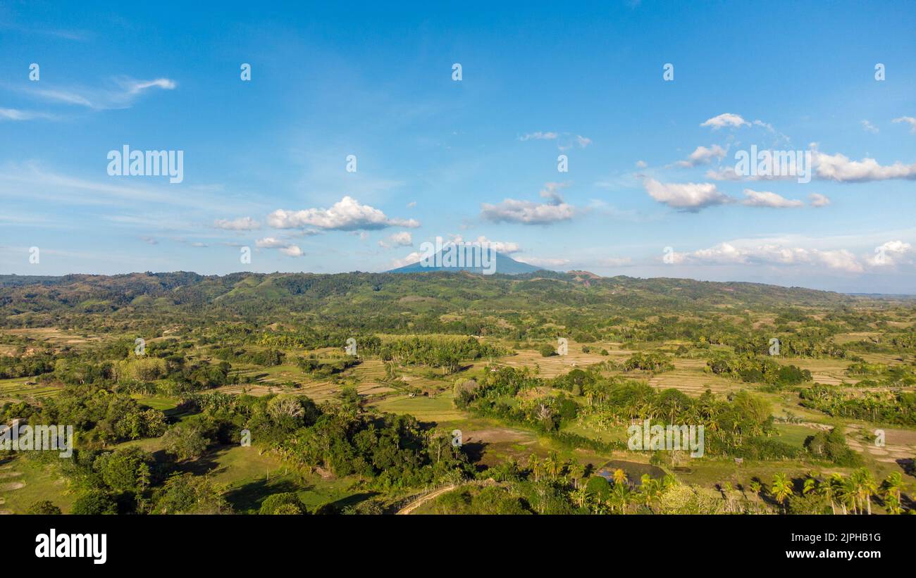 Veduta aerea del Monte Seulawah Agam, Aceh, Indonesia Foto Stock