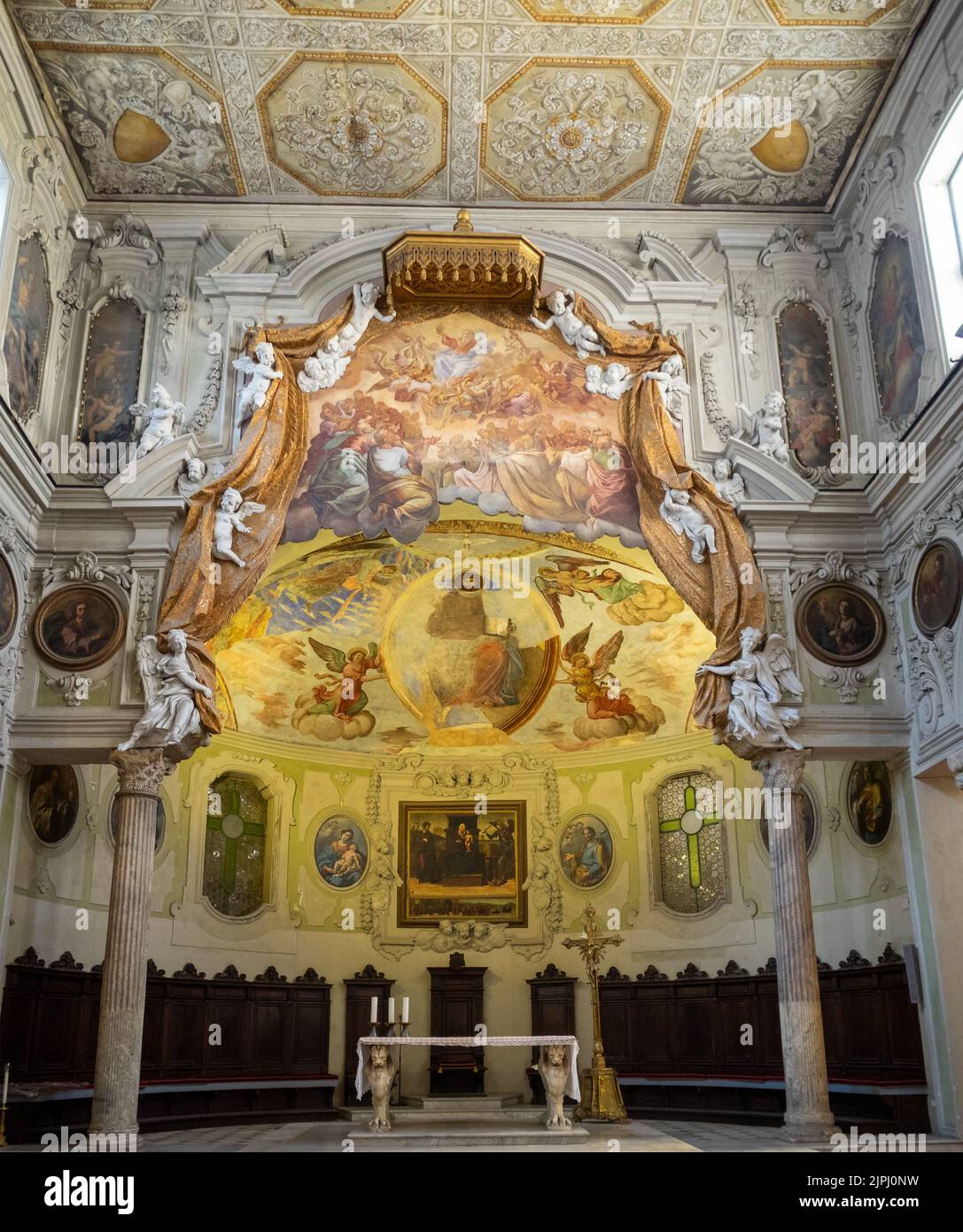 Basilica di Santa Restituta, Napoli Foto Stock