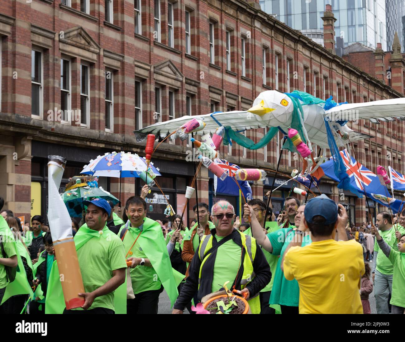 Manchester Day Parade, 19 giugno 2022: Albatross, lettiera Foto Stock