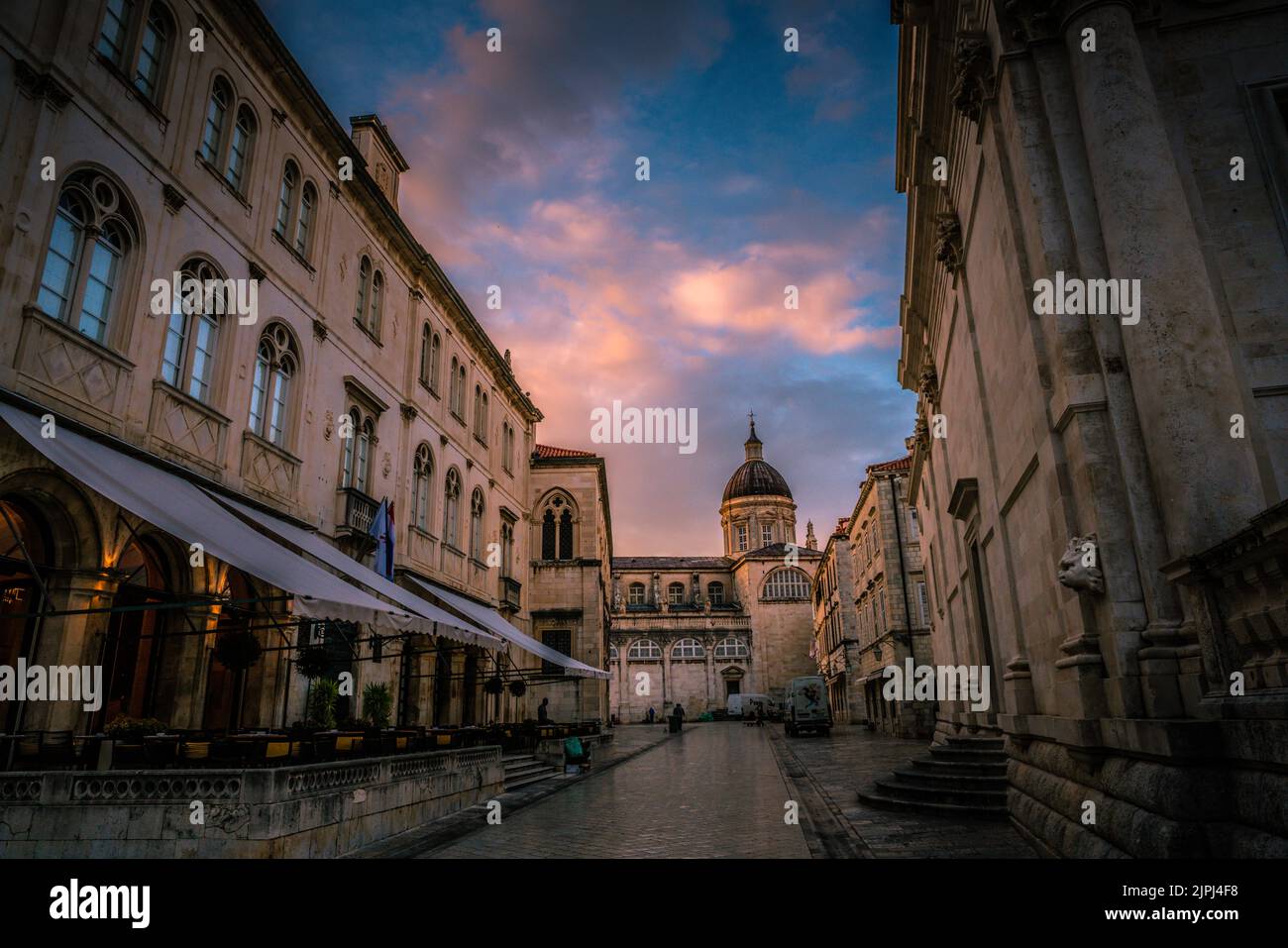 Dubrovnik al mattino Foto Stock