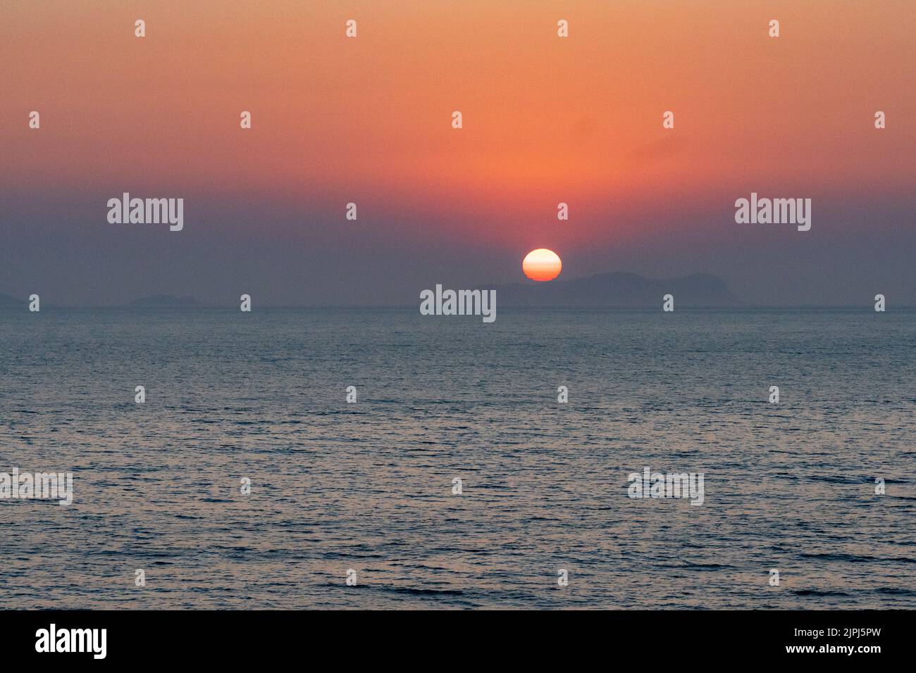 Un'alba rilassante a Baja California Norte Foto Stock