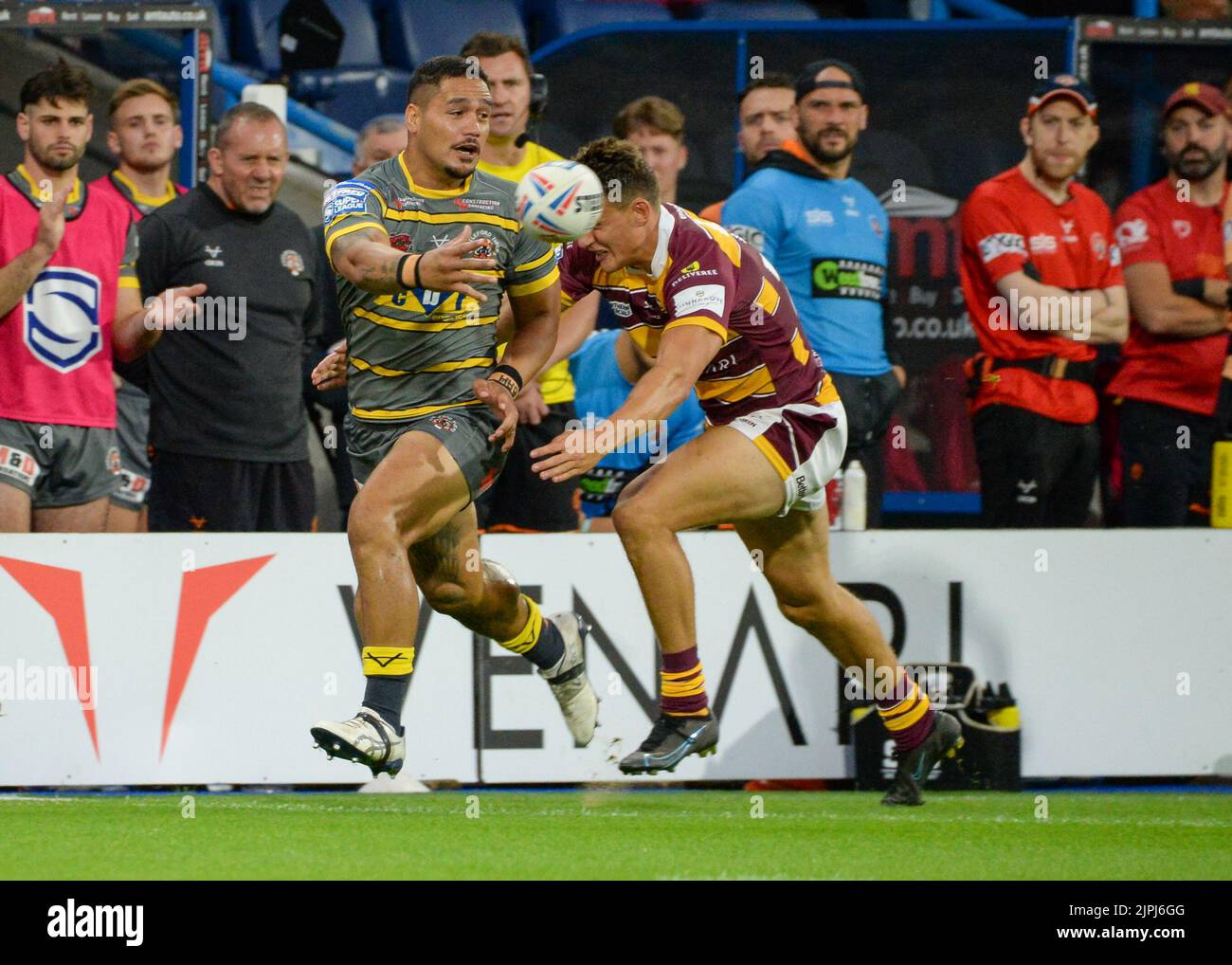 Betfred Super League Game Huddersfield Giants V Castleford Tigers Domenica 18th Agosto 2022 20:00 Kick Off John Smiths Foto Stock