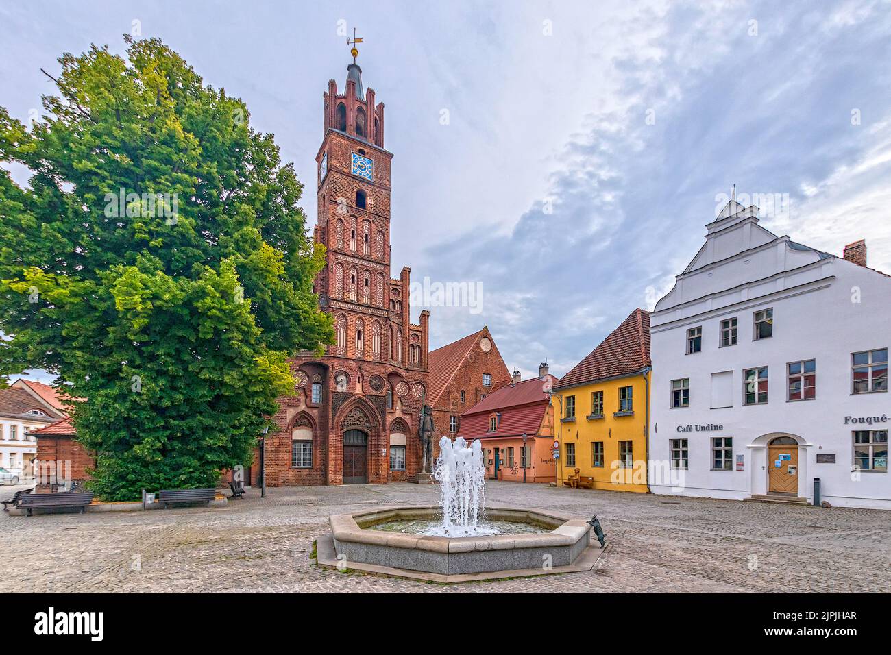 brandeburgo, città vecchia, municipio, brandenburgs, città antiche, sale comunali Foto Stock