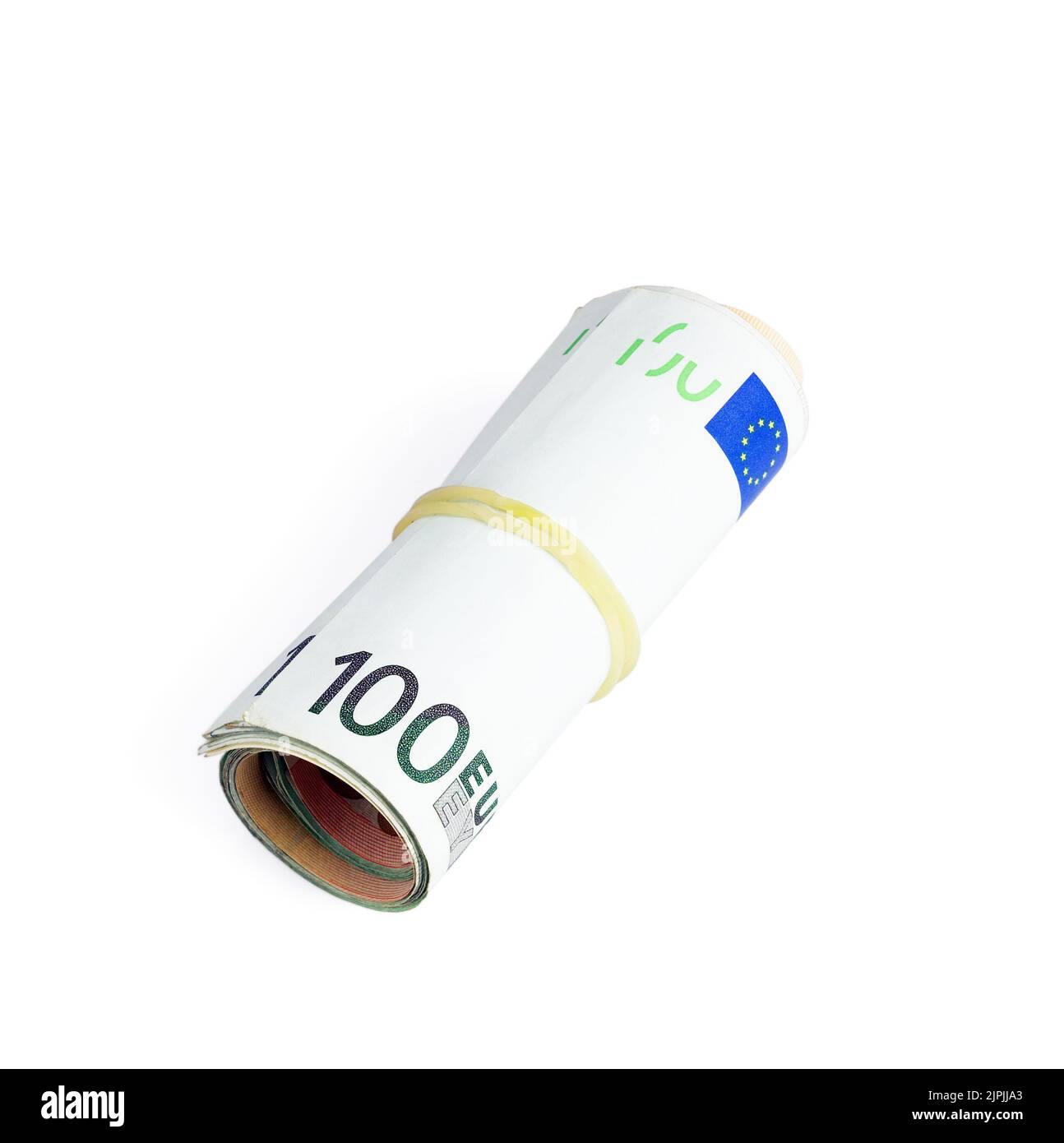 euro, rotolo, 100 euro, rotoli, cento euro Foto Stock