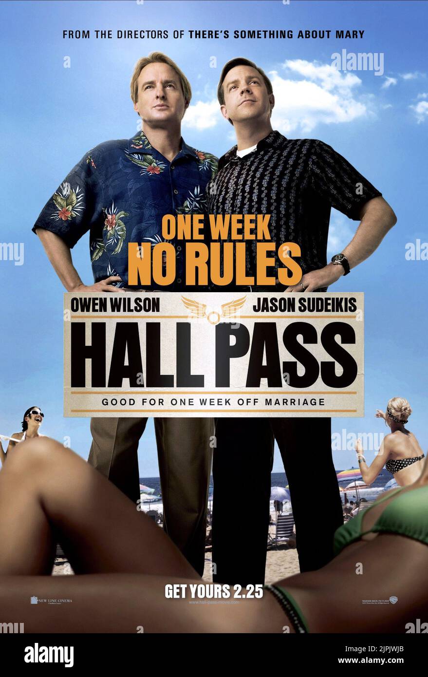 JASON SUDEIKIS, Owen Wilson POSTER, HALL PASS, 2011 Foto Stock