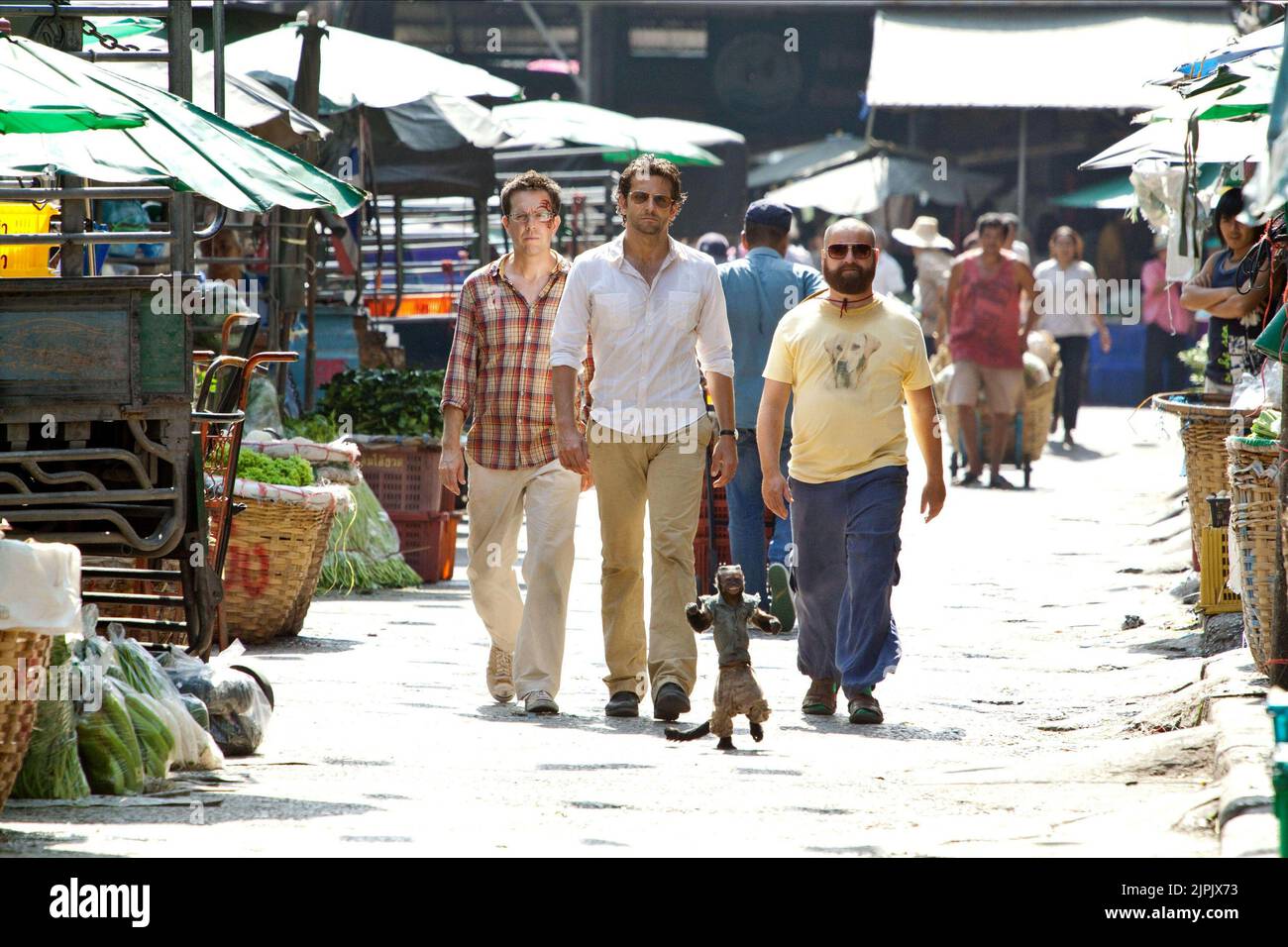 ED HELMS, BRADLEY COOPER, Zach Galifianakis, la sbornia parte II, 2011 Foto Stock