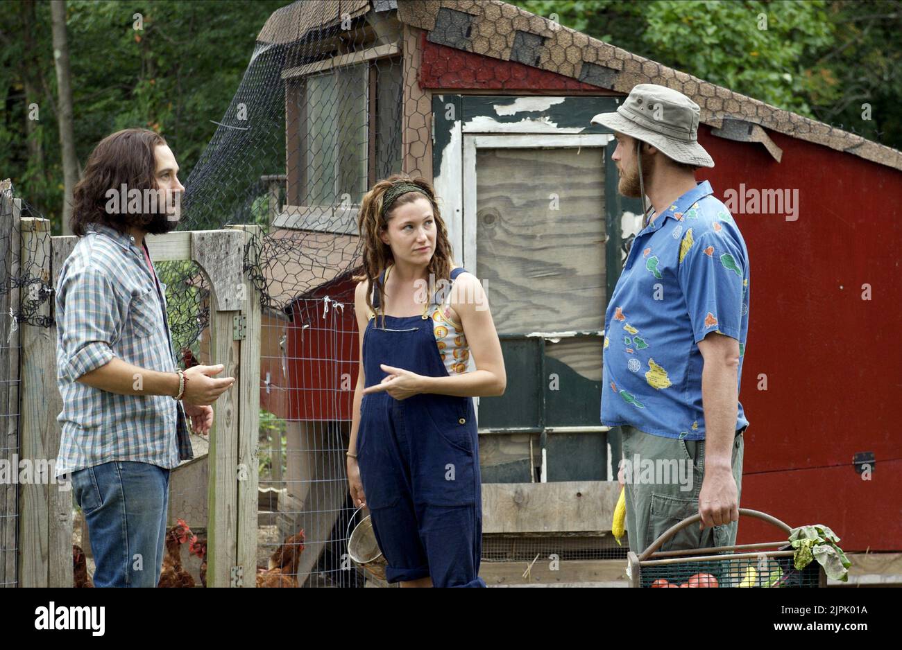 PAUL RUDD, KATHRYN HAHN, T.J. MILLER, mio fratello idiota , 2011 Foto Stock