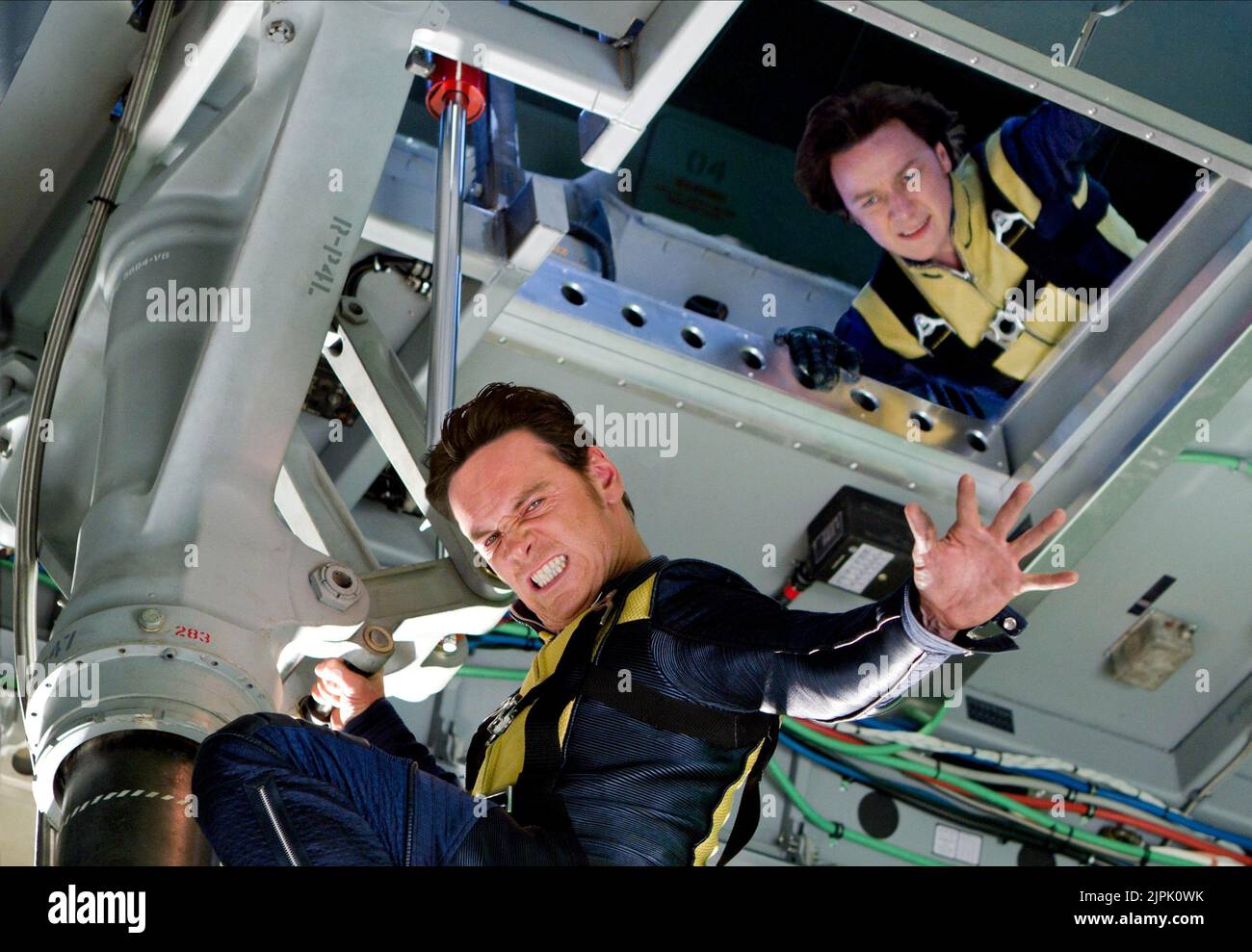 FASSBENDER, MCAVOY, X-MEN: PRIMA CLASSE, 2011 Foto Stock