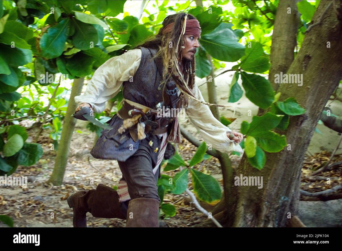 JOHNNY DEPP, pirati dei Caraibi: il forestiero maree, 2011 Foto Stock