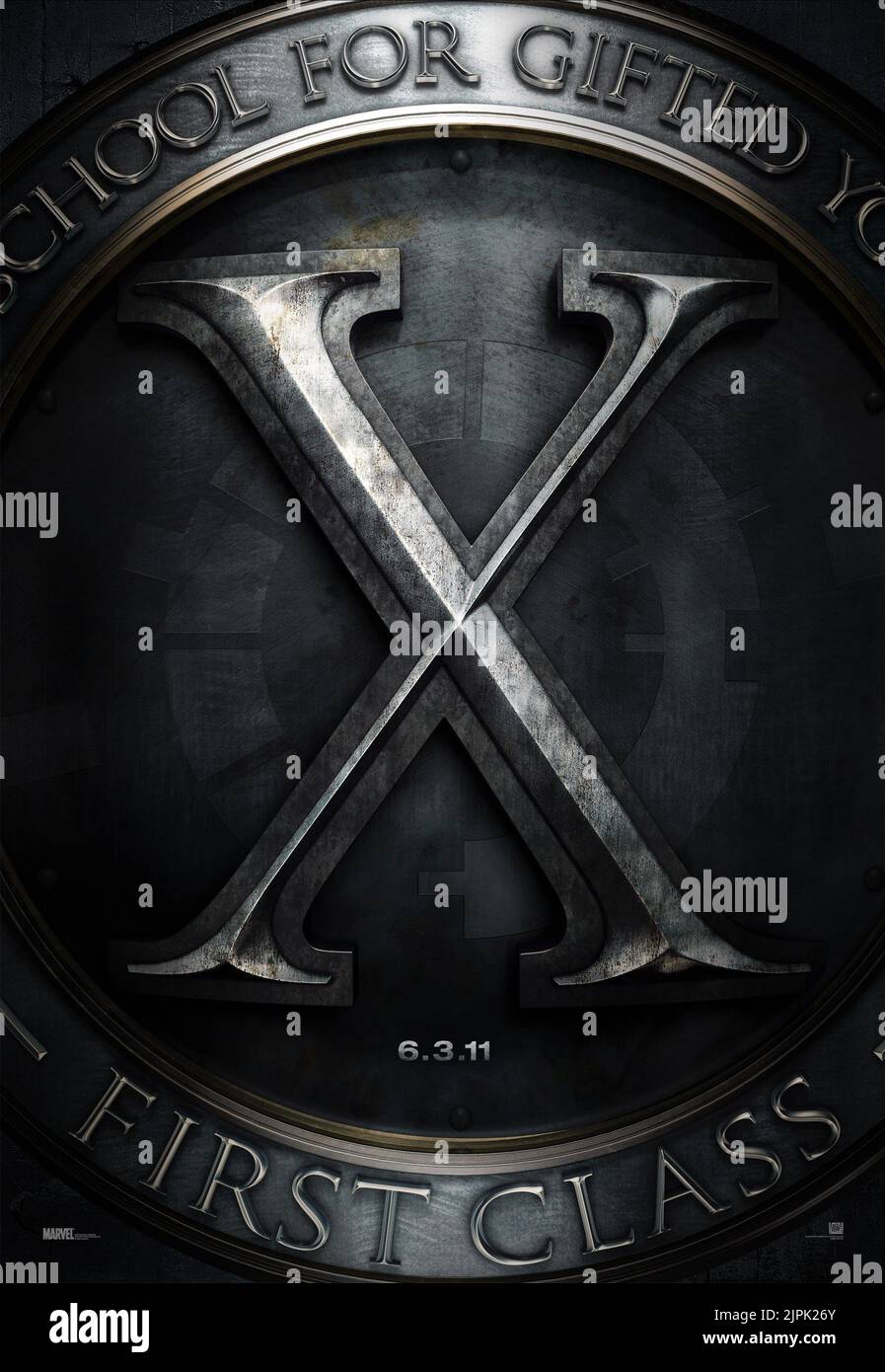 POSTER DEL FILM, X-MEN: PRIMA CLASSE, 2011 Foto Stock