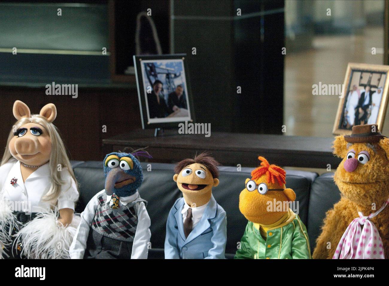 MISS PIGGY, bizzarri, WALTER, scooter, Fozzie Bear, i Muppets, 2011 Foto Stock