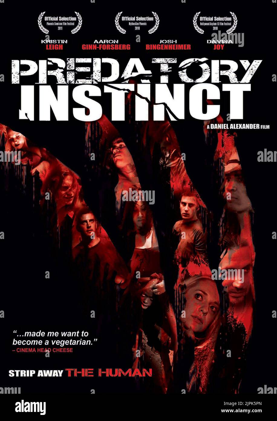 POSTER DEL FILM, ISTINTO PREDATORIO, 2011 Foto Stock