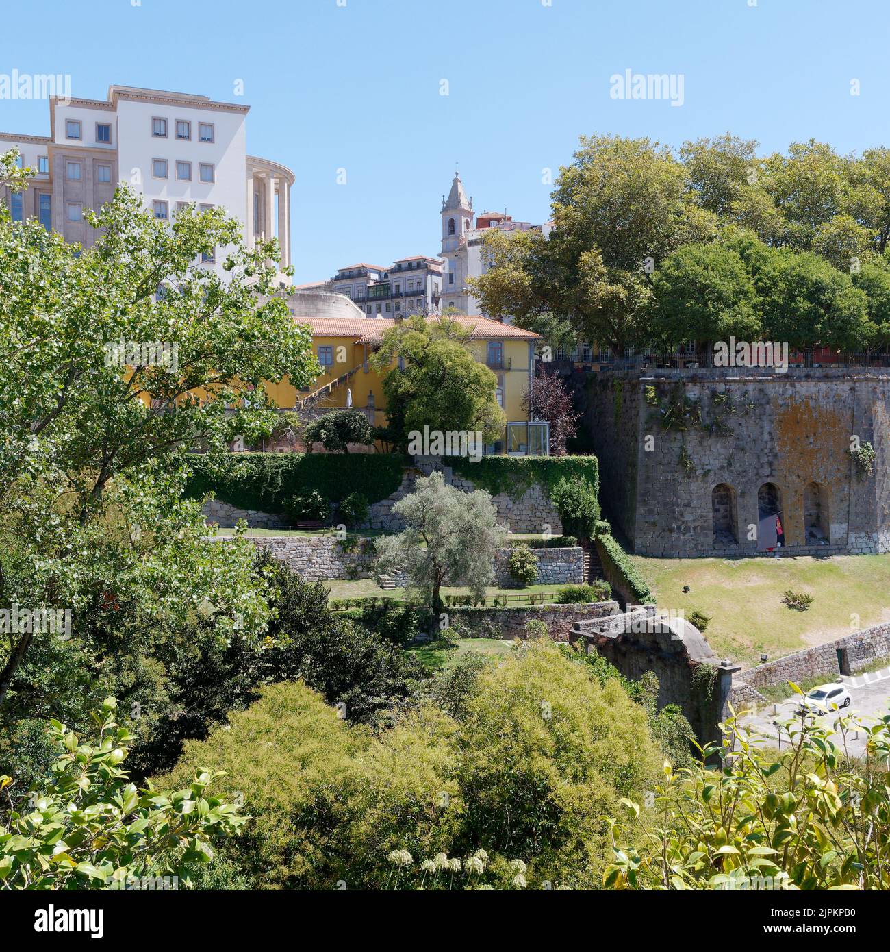 Parque das Virtudes a Porto, Portogallo Foto Stock