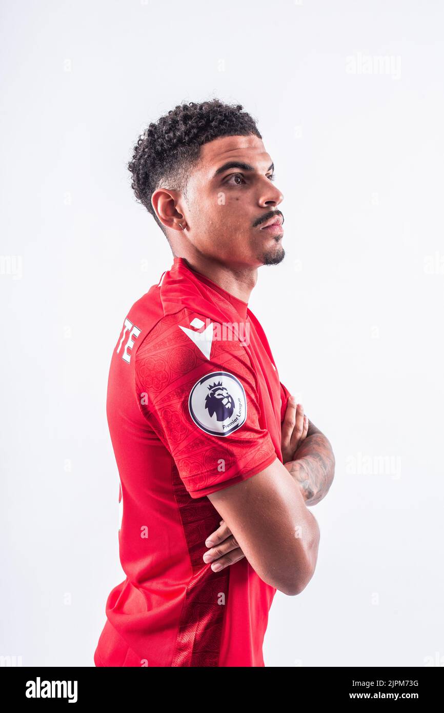 Morgan Gibbs-White indicazioni per Nottingham Forest da Wolverhampton Wanderers a Nottingham, Regno Unito, il 8/19/2022. (Foto di Ritchie Sumpter/News Images/Sipa USA) Foto Stock