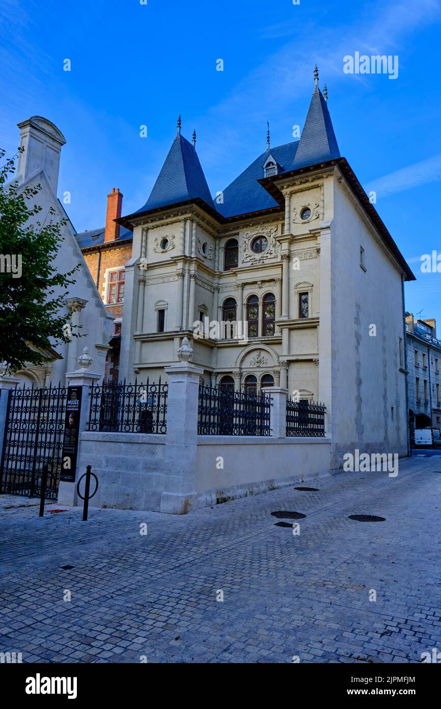 Francia, Loiret, Orleans, Hotel Cabu, Orleans History and Archeology Museum Foto Stock