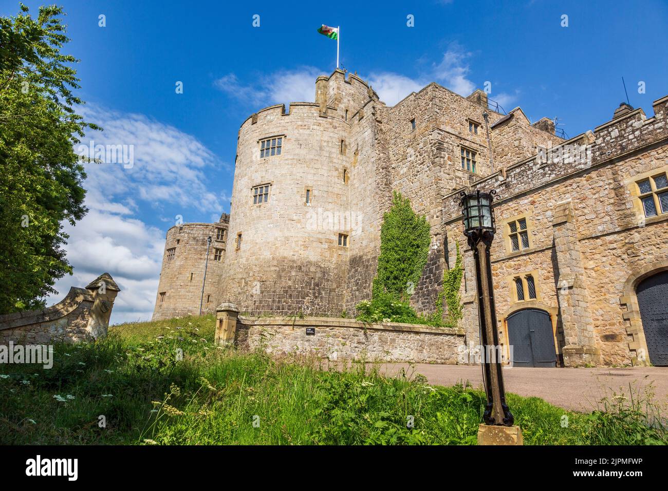 Chirk Castle, Wrexham, Galles del Nord Foto Stock