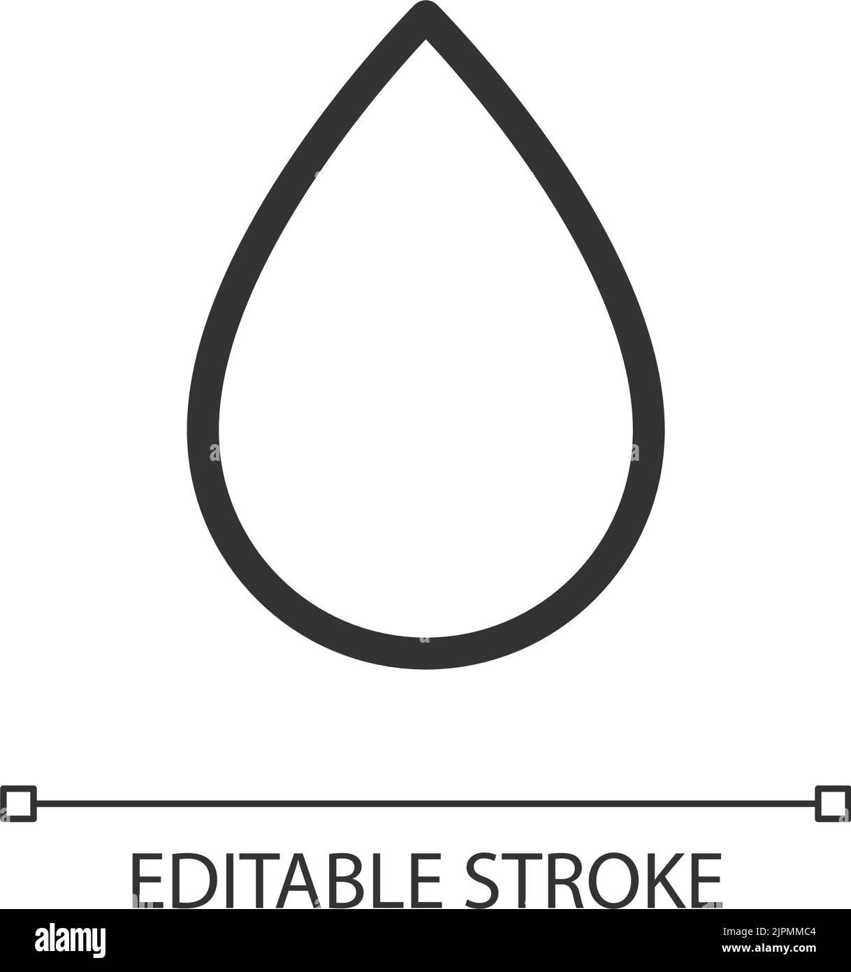 Icona dell'interfaccia utente lineare perfetta per pixel sfocati Illustrazione Vettoriale